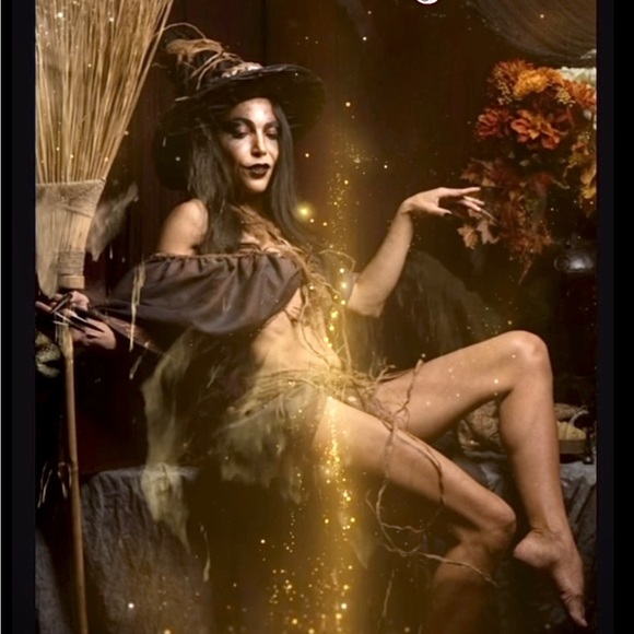 Witch Halloween costume cosplay handmade artist Jaqueline Cruz dark devil demon - Picture 2 of 16